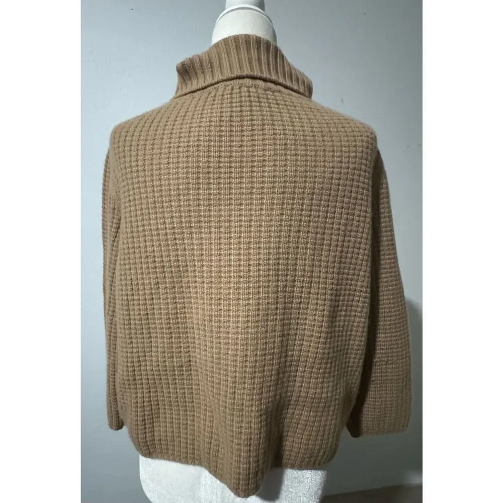 Oscar De La Renta 109% cashmere thick sweater M